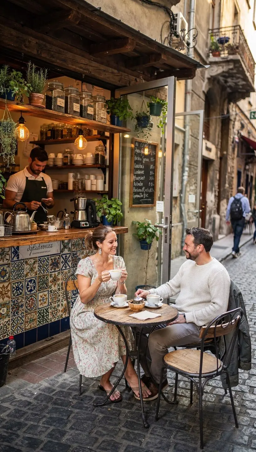 Diagram, amely bemutatja a kényelmes életmód és közös egészség támogatására épülő, napi rendszerességű teafogyasztás előnyeit.